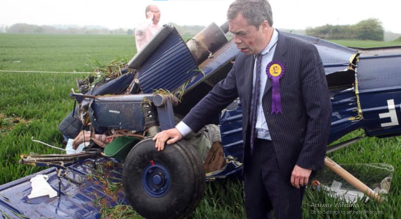 Nigel Farage Plane Crash